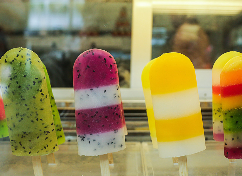 冰淇淋从颜色出发，吸引消费者目光
